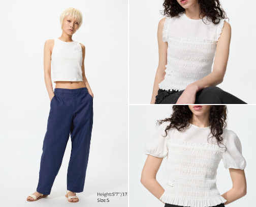 Uniqlo finds (summer edition) cover photo collage