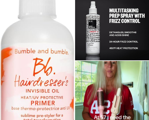 Beauty helpers for over 50 cover photo collage