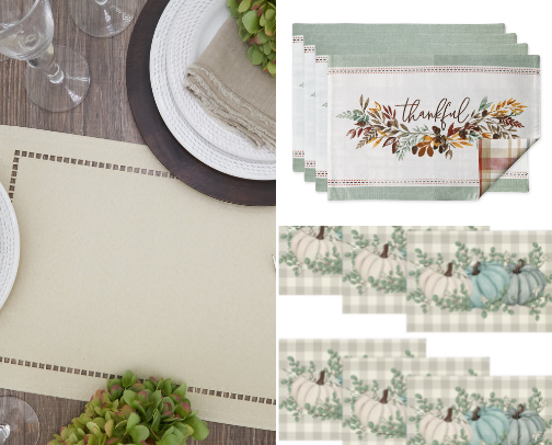 Fall table decor cover photo collage