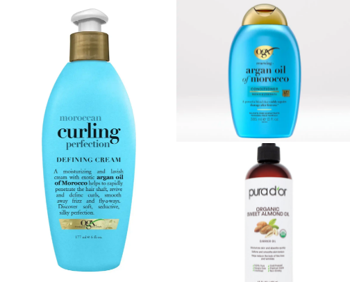 my curly hair products🥰🥰 cover photo collage