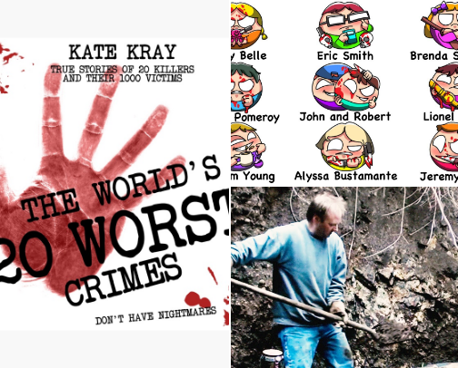 Insanely Disturbing True Crime Stories cover photo collage