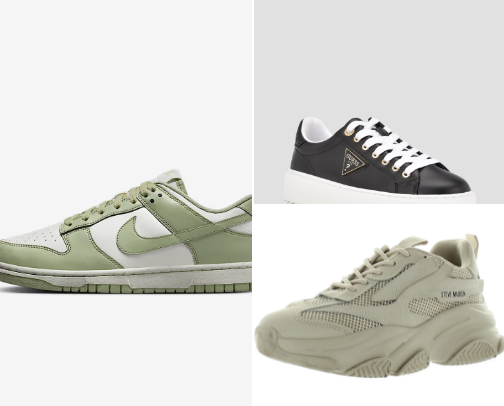 Spring/Summer sneakers cover photo collage