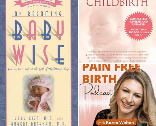 First Time Mom: Birth Prep & Courses cover photo collage