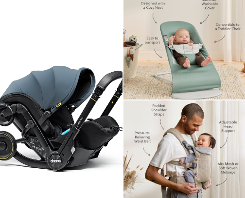 Newborn essentials from first time mom cover photo collage