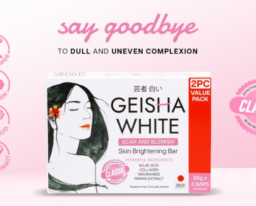 Skin whitening soap cover photo collage