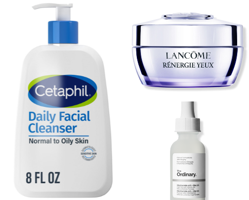 Skin care product for those who have sensitive skin cover photo collage