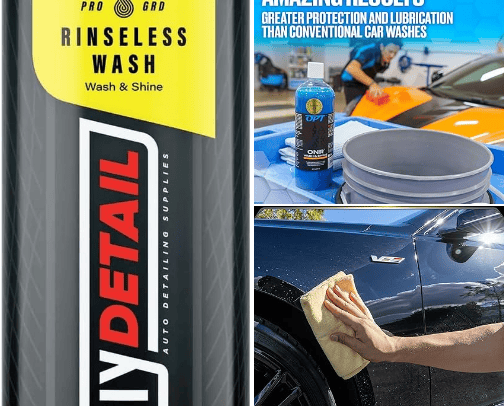 Rinseless / Waterless Car Wash Solutions #SaveWater cover photo collage