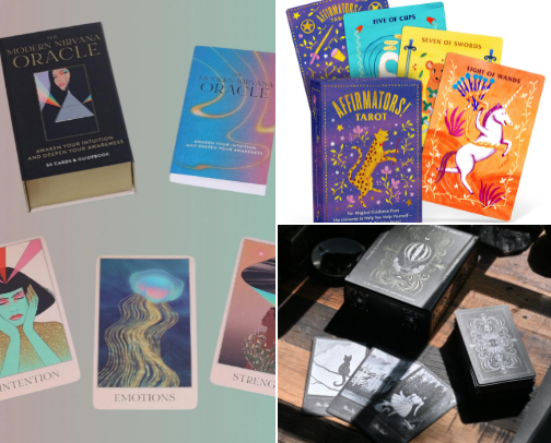 Reflection Time Tarot cover photo collage