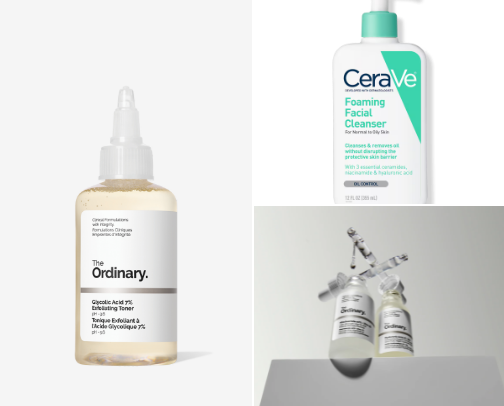 Affordable Glass Skin Essentials !! cover photo collage
