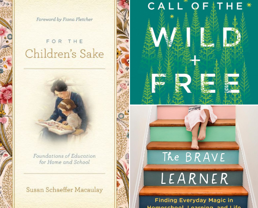 Homeschool Mom Reading cover photo collage