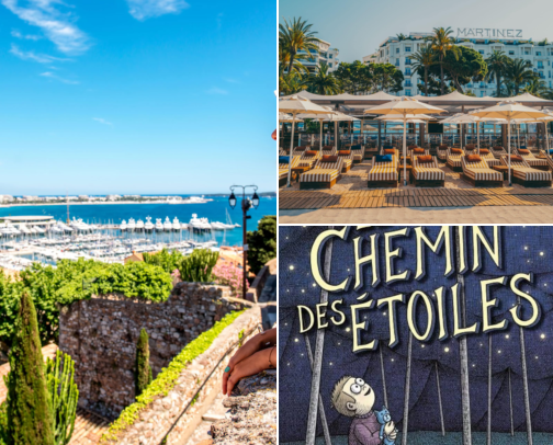 A hotel I’d happily choose for this trip, Movie Memories, Big Sea Views & Beautiful Places to Stay Cannes, France cover photo collage