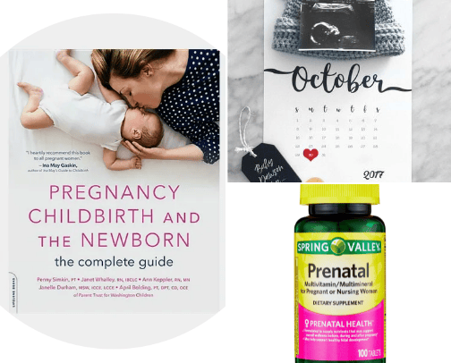 Pregnancy must haves! cover photo collage