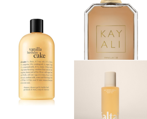 Essentials to smell like Vanilla all day cover photo collage