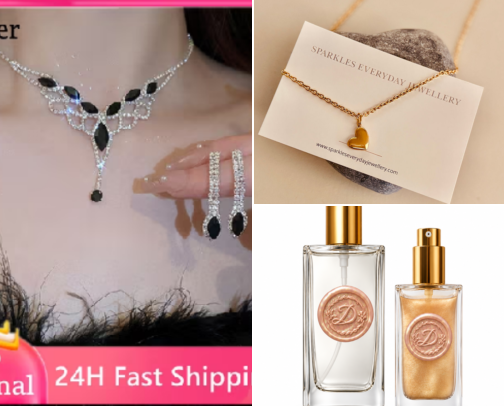 Jewelry cover photo collage