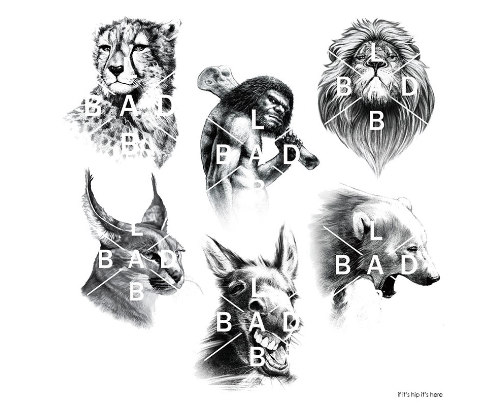 BadLab | Welcome to The Jungle cover photo collage