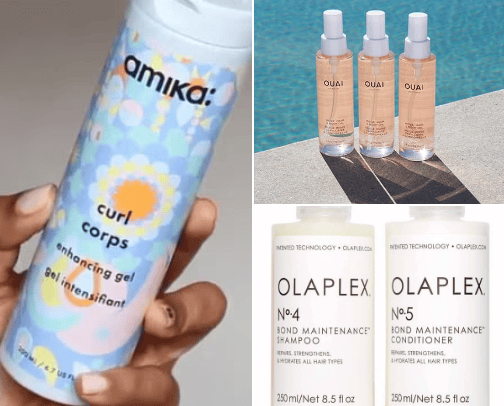 Hair Care Products 🧖🏽‍♀️ cover photo collage