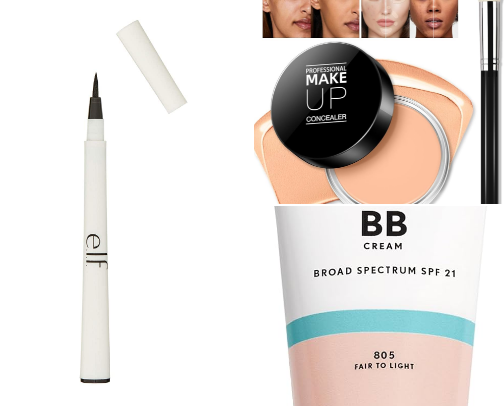 Beauty-ful day makeup cover photo collage