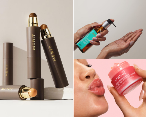 beauty favs from the busy toddler mama 💕 cover photo collage