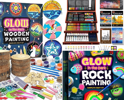🎨 **KiddoCraft Creations: The Ultimate Art Supplies List for Kids** 🎨 cover photo collage