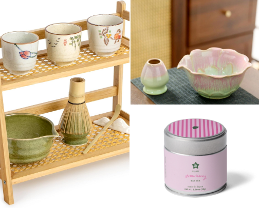 matcha station essentials ❤️ cover photo collage