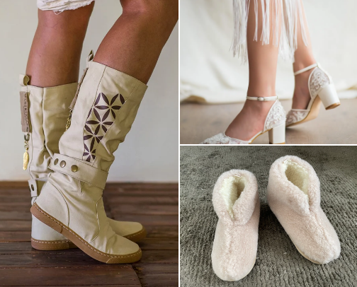 Women's shoes come in various styles, designs, and materials cover photo collage