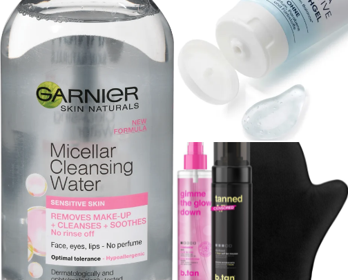 Skincare cover photo collage