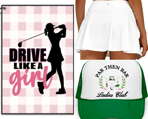 "Par"fect Golf cover photo collage