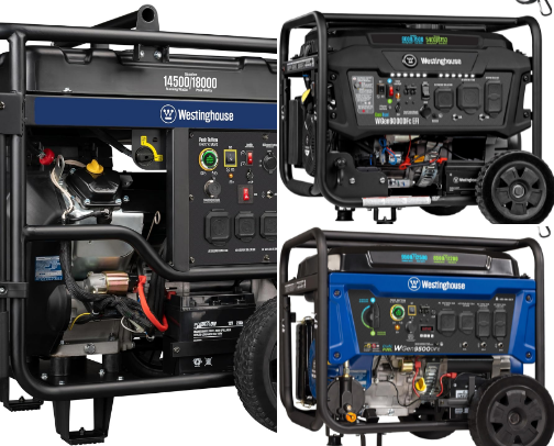 Westinghouse Portable Generators cover photo collage