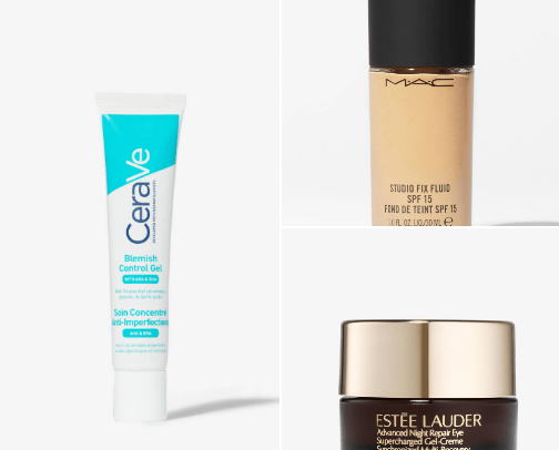 Beauty bay favorites, golden girl edition cover photo collage