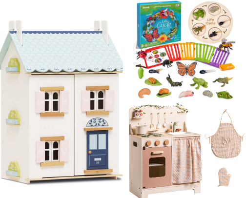 Childhood Magic: Our Favorite Toys for Learning & Play cover photo collage