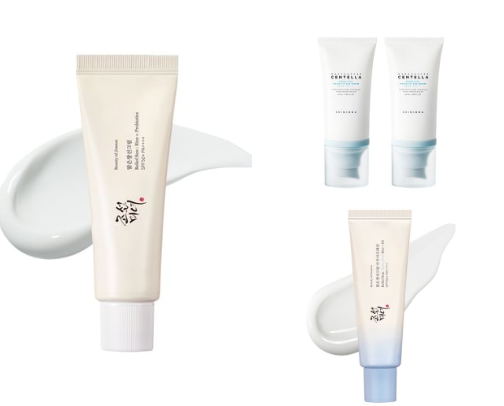 KOREAN SUNSCREENS cover photo collage
