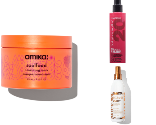 My perfectly curated hair product recipe that I might never change because I trust it so much cover photo collage