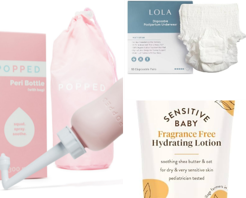 Postpartum/baby Must Haves cover photo collage
