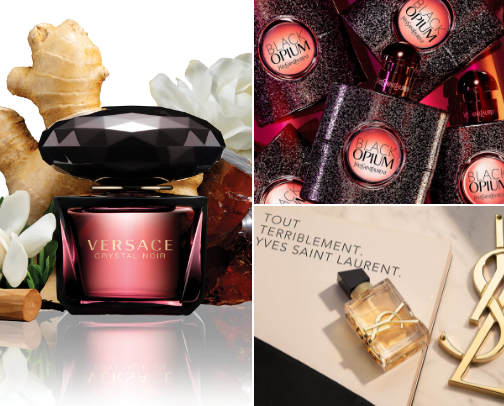 fragrances cover photo collage