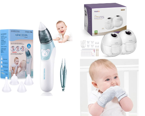 BABY ESSENTIALS LIST (0–5 MONTHS) cover photo collage