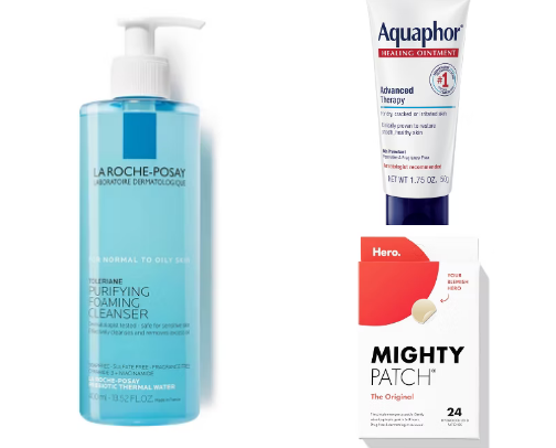 My go-to skincare essentials that actually work — simple, affordable, and perfect for everyday use 💕 cover photo collage