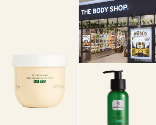 The Body Shop😍 cover photo collage