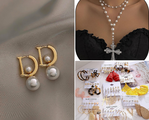 Jewelry cover photo collage