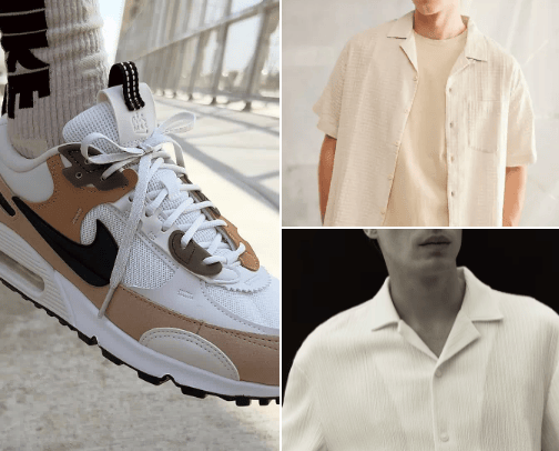 Mens Clothing Essentials cover photo collage