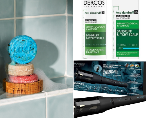 Hair care cover photo collage