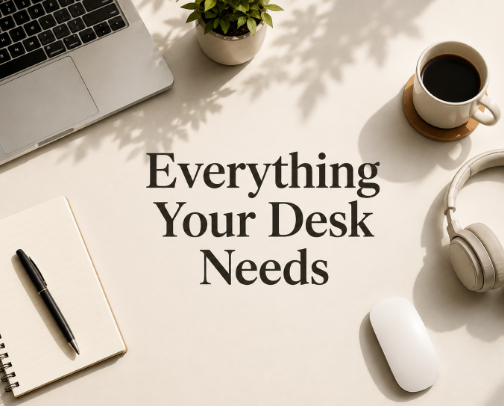 Fall Tech Refresh: Desk & Study Essentials cover photo collage