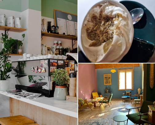 coffee places in Skopje cover photo collage