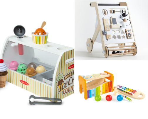 Tiny Tots’ Holiday Wonderland: 15 Must-Have Gifts for 1–3 Year Olds” cover photo collage