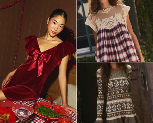 Holiday Dresses cover photo collage