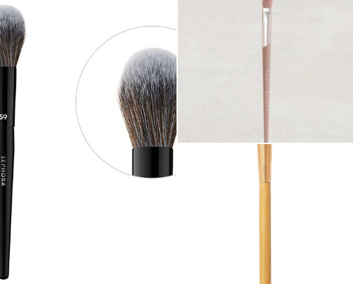 Beauty tools cover photo collage