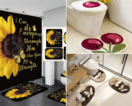 🛁 Bathroom Rugs & Mat Sets cover photo collage