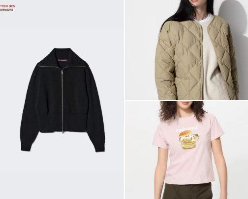 UNIQLO SPRING BASICS cover photo collage