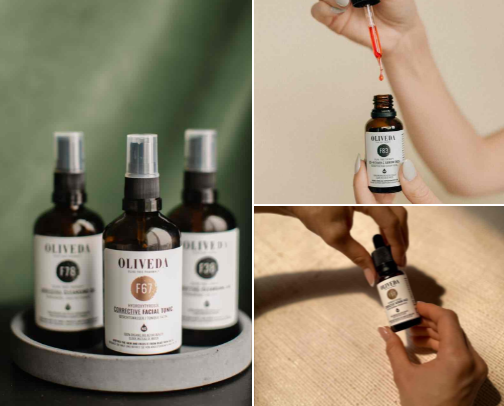 Morning skincare routine ✨ cover photo collage