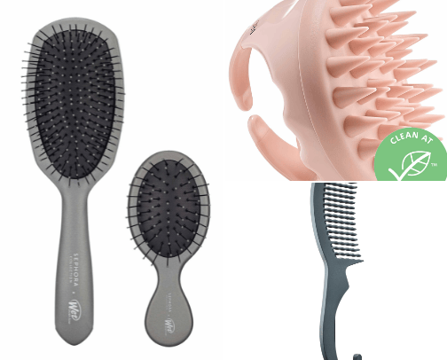 Hair brush💕 cover photo collage