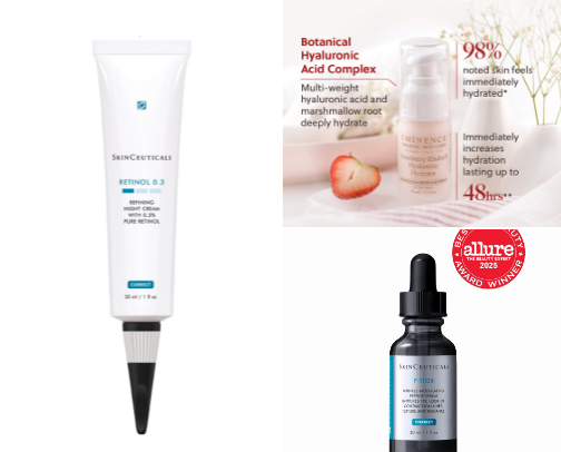 Splurge worthy skincare cover photo collage